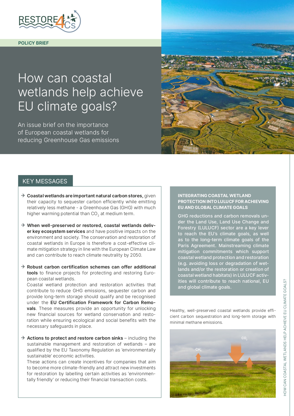 RESTORE4Cs - Policy Brief 1 - EN