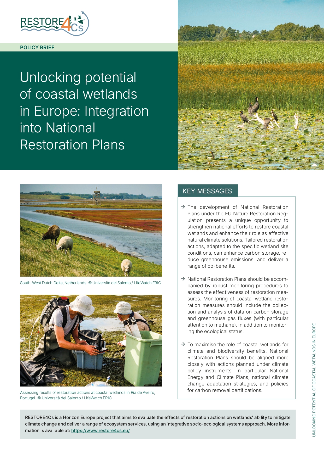 RESTORE4Cs - Policy Brief 2 - EN